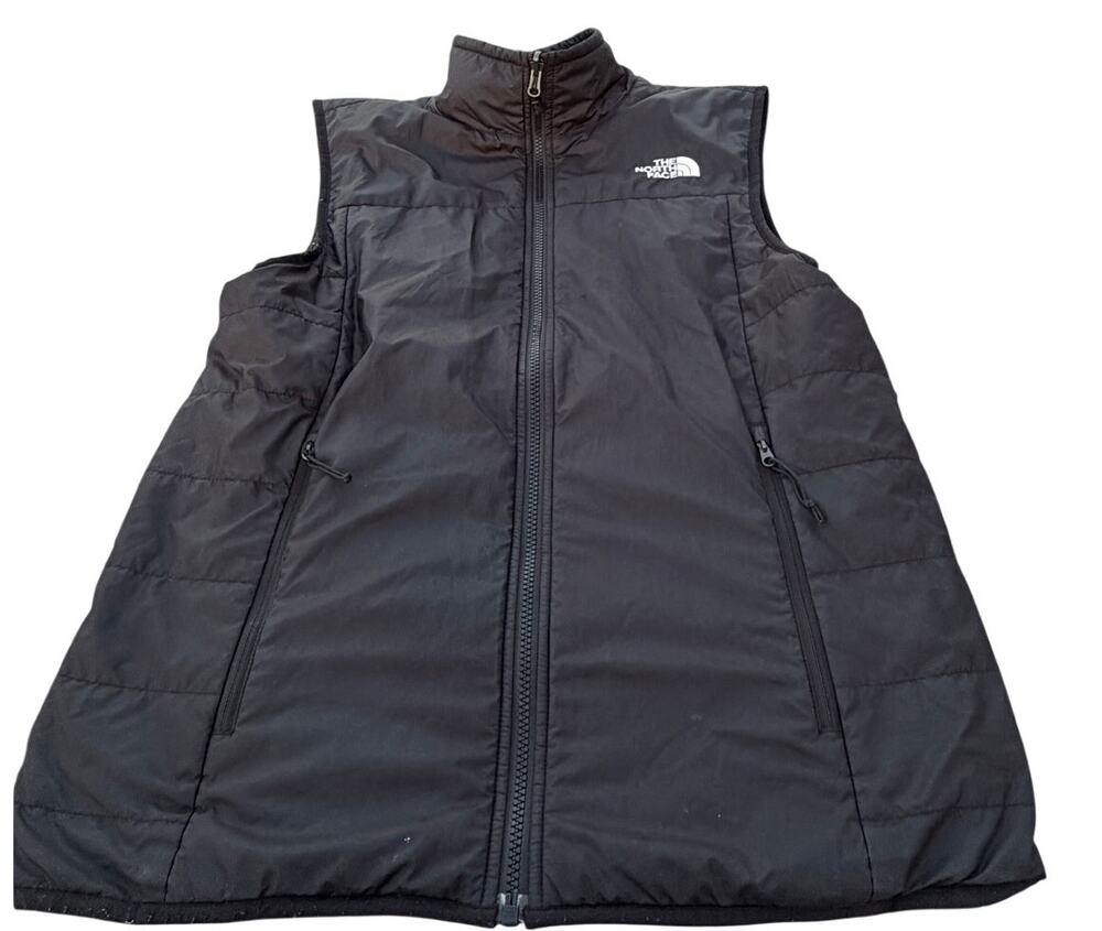 Men's Reversible The North Face Vest - Black - Size Small